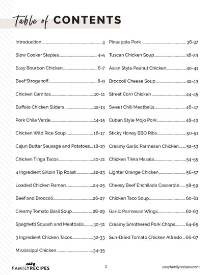 Busy Night - Slow Cooker Recipes - Volume 2