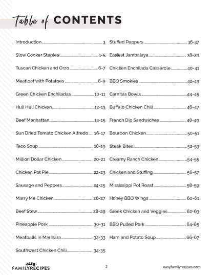 Busy Night - Slow Cooker Recipes - Volume 3