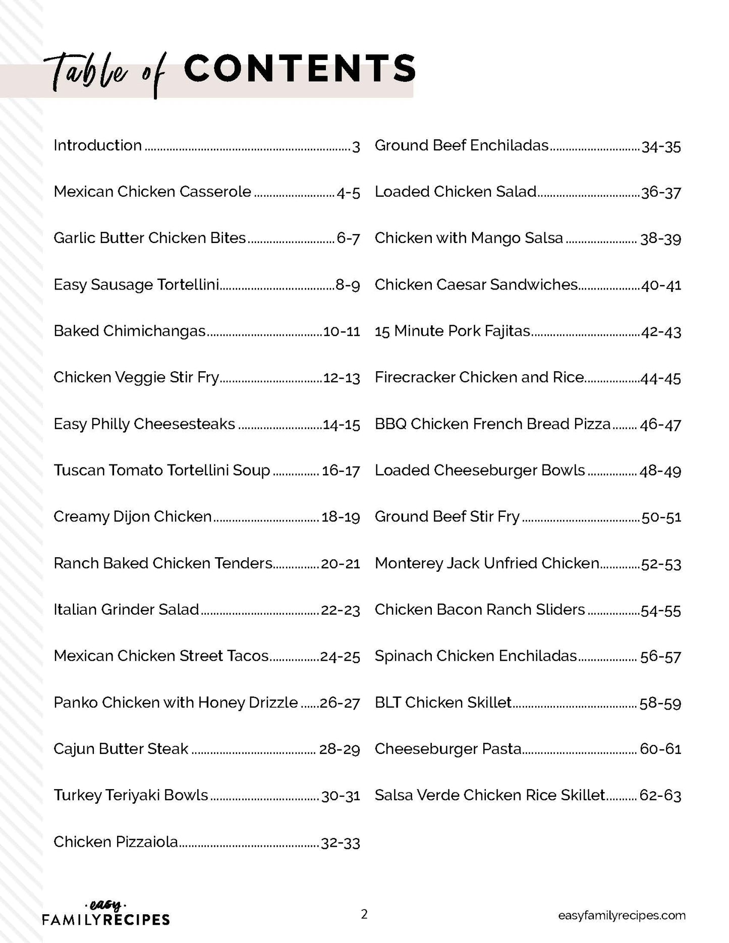 30 Minute Dinners